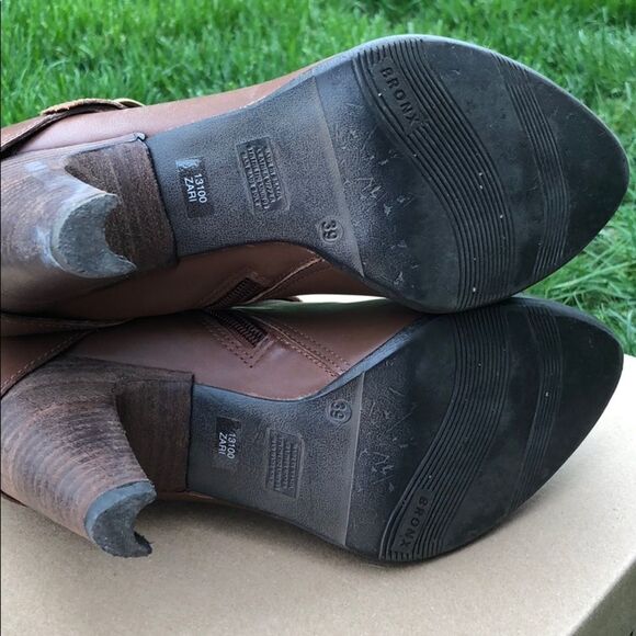 Bronx Heeled Leather Boots size 8 - Picture 2 of 8